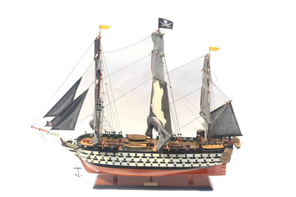 Modellsegelschiff RUM'S Revenge 84 x 18 x H. 73 cm