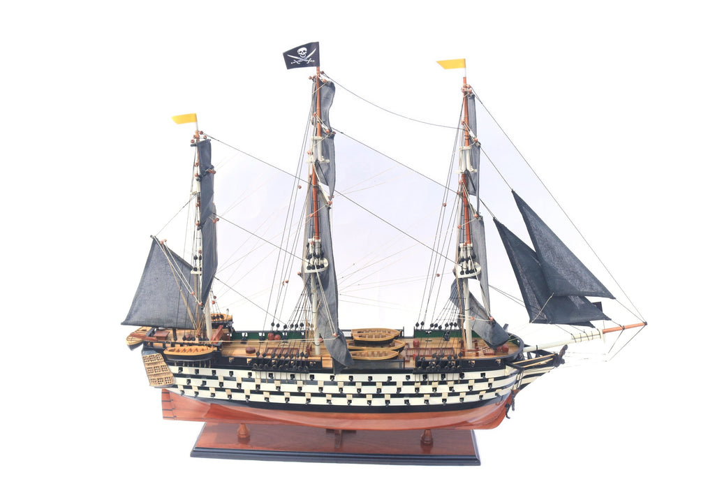 Modellsegelschiff RUM'S Revenge 84 x 18 x H. 73 cm