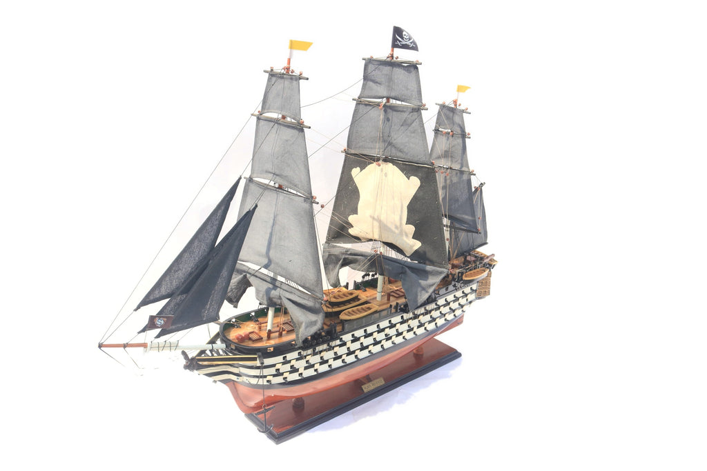 Modellsegelschiff RUM'S Revenge 84 x 18 x H. 73 cm