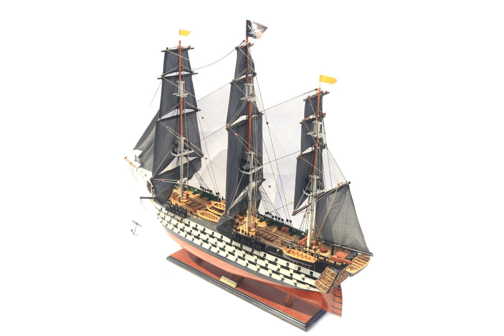 Modellsegelschiff RUM'S Revenge 84 x 18 x H. 73 cm
