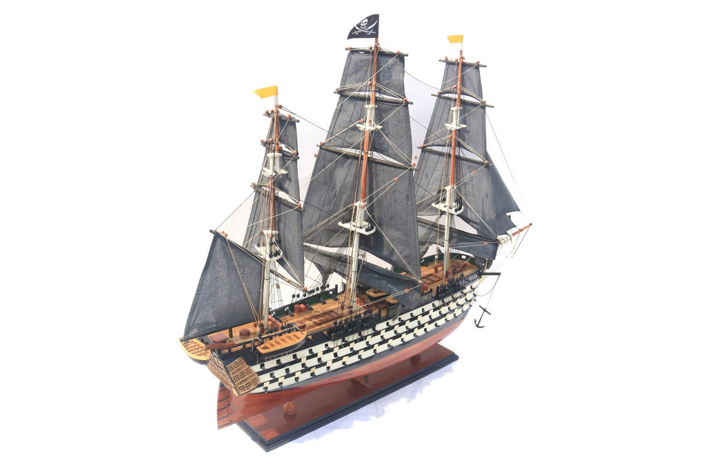 Modellsegelschiff RUM'S Revenge 84 x 18 x H. 73 cm