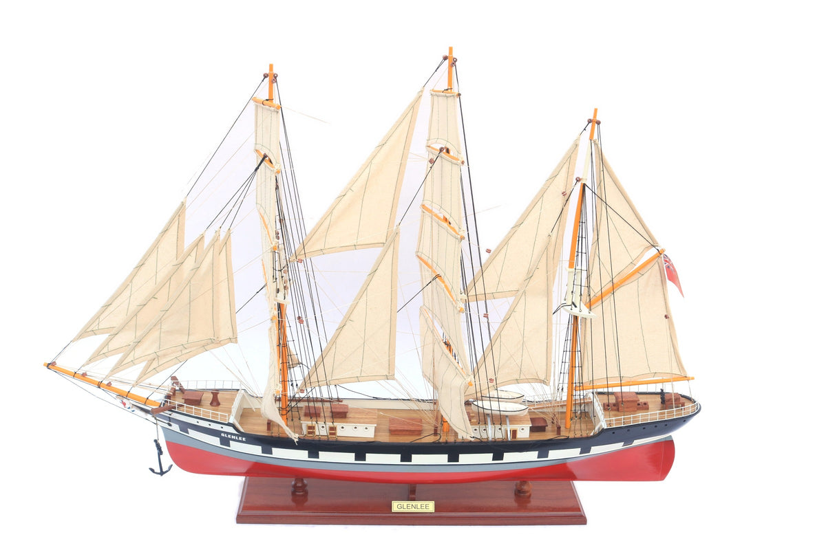 Model Tall Ship Glenlee 80 x 19 x H. 78 cm