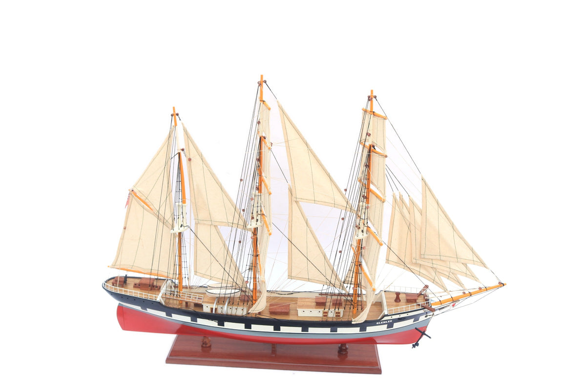 Model Tall Ship Glenlee 80 x 19 x H. 78 cm