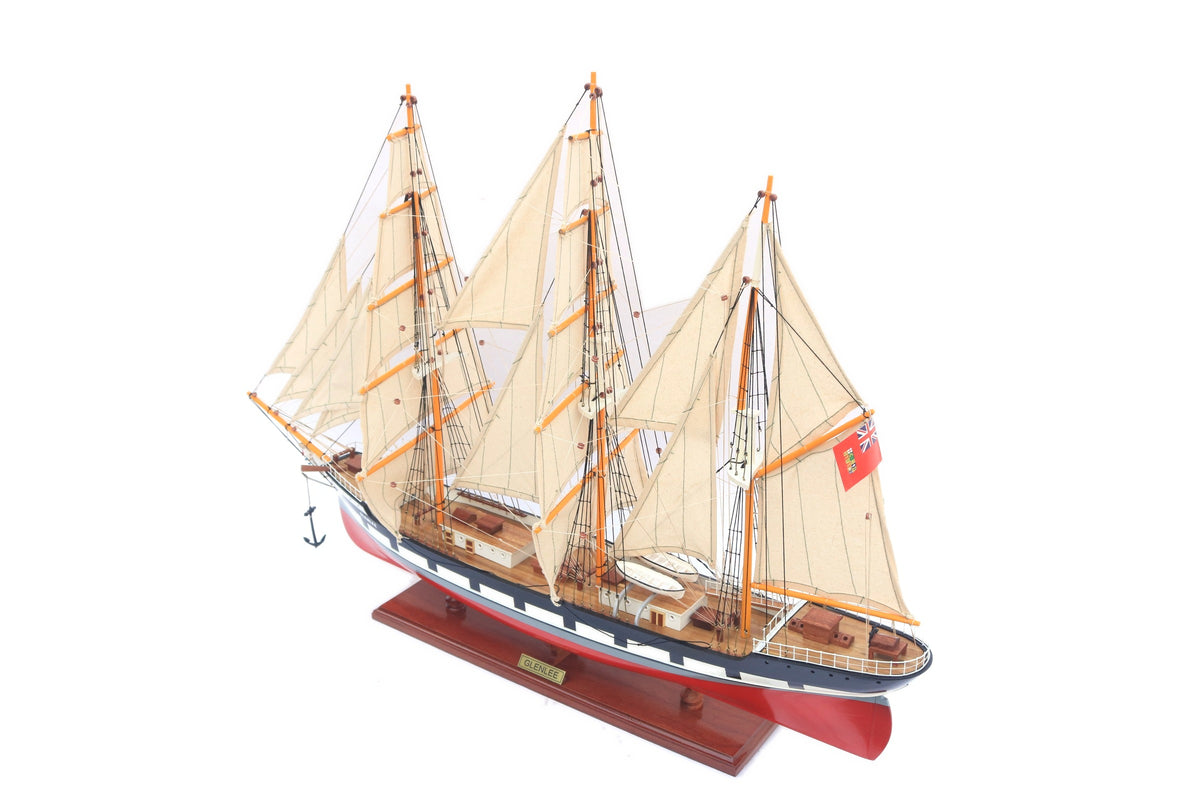Model Tall Ship Glenlee 80 x 19 x H. 78 cm