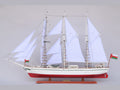 Model Tall Ship Shabab Oman (1977) 104 x 29 x H. 70 cm