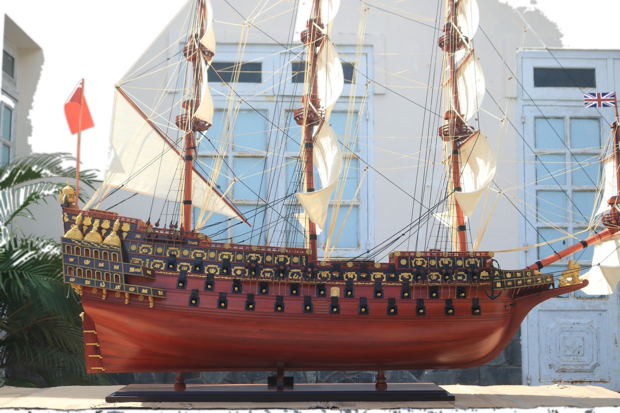 Modellsegelschiff Sovereign of the sea 210 x 80 x H. 245 cm