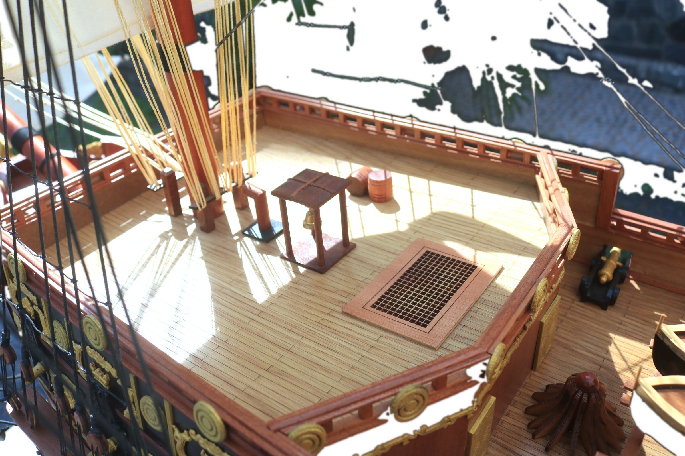 Modellsegelschiff Sovereign of the sea 210 x 80 x H. 245 cm