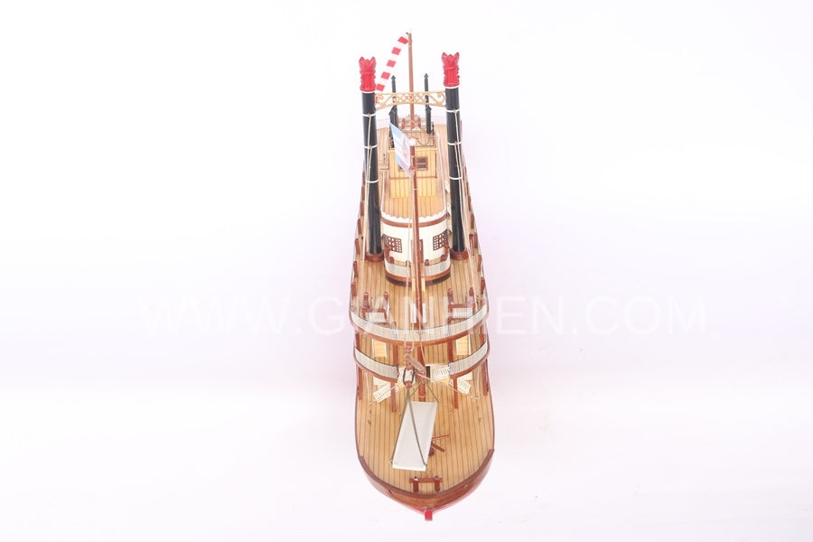 Modellschiff Unheardof 85 x 14.5 x H. 42.5 cm