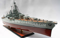 Model Warship USS California 100 x 19 x H. 35 cm