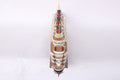Model Tall Ship USS CONSTITUTION PAINTED (Detail) 100 x 25 x H. 70 cm