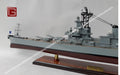Model Warship USS New Jersey - BB62 100 x 13 x H. 30 cm