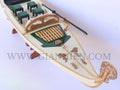 Traditional Model Boat Gondola Cream Painted 60 x 13 x H. 18 cm