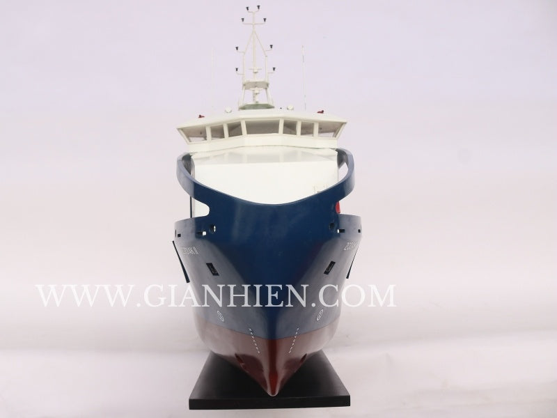 Model Cargo Ship Zodiak II 101 x 23 x H. 57 cm