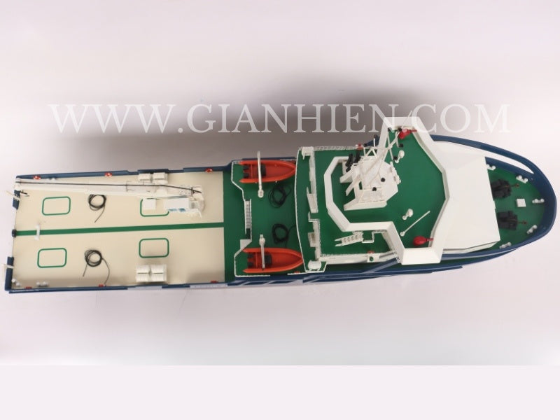 Model Cargo Ship Zodiak II 101 x 23 x H. 57 cm