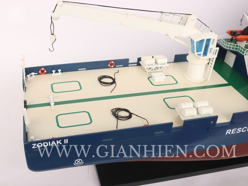 Model Cargo Ship Zodiak II 101 x 23 x H. 57 cm